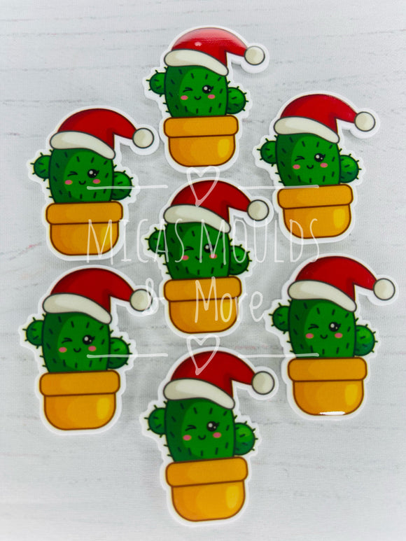 Little Christmas Cactus Resin