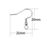 Stainless Steel Earring Hooks (50 pack)