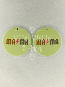 Acrylic Earring Components - Mama Green