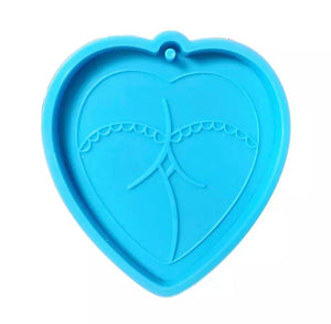 Booty Heart Keychain Mould