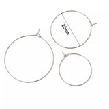 Stainless Steel Hoops (50 pack)