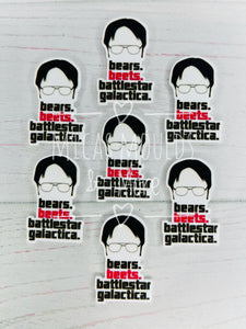 Bear Beets Battlestar Galactica Resin