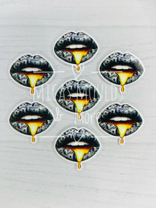 Money Lips Resin