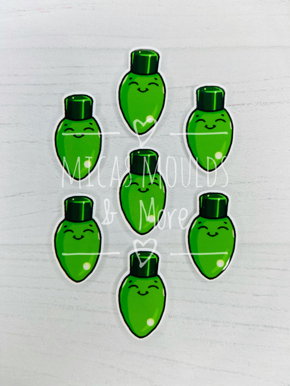 Green Christmas Light Resin